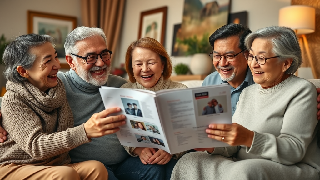 multi-generational family reviewing financial plan and wealth documents, symbolizing high income earners strategies for generational success