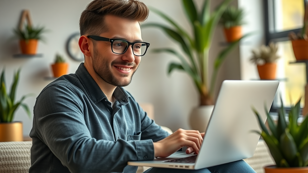 business plan template, writing a business plan, entrepreneur editing a free business plan template, laptop workspace