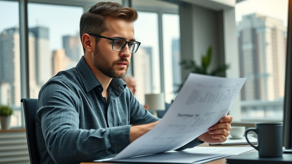 motivated entrepreneur mapping out a business plan, business planning, start-up benefits, premium executive office environment