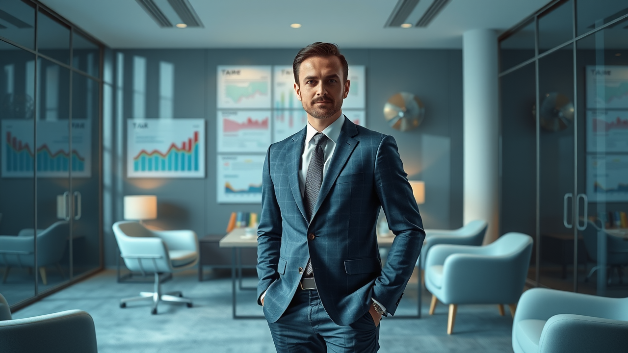 Financial advisor explaining a tax bracket chart to help optimize tax saving tips